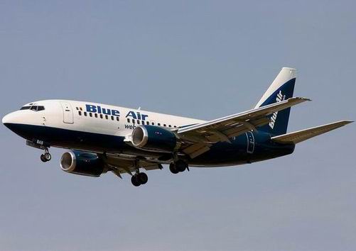 Problème moteur en approche d'un avion de Blue Air