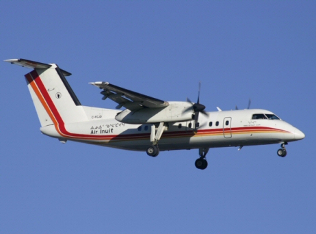 Retour cause hydraulique d'un avion de Air Inuit