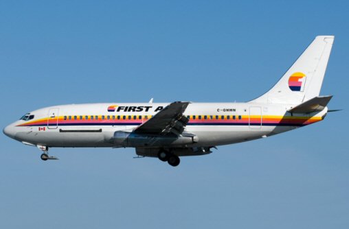 Retour cause panne moteur d'un avion de First Air