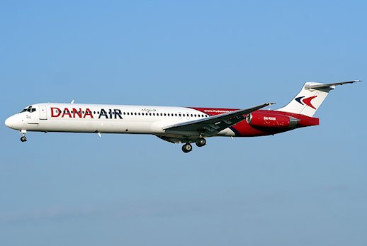 Retour cause choc aviaire d'un avion de Dana Air