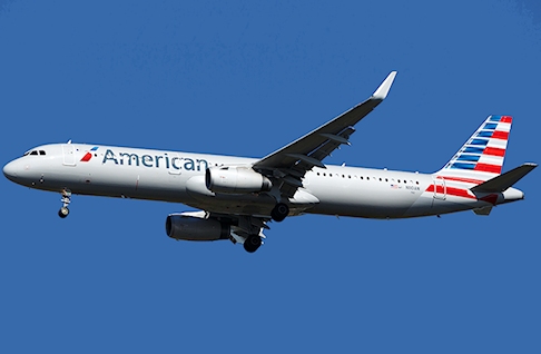 Retour cause moteur d'un avion de American Airlines