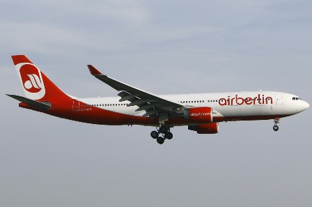 Déroutement cause fumée en cabine d'un avion de Air Berlin