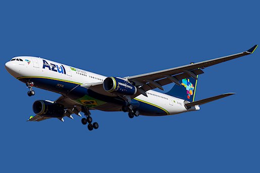 Interruption de décollage d'un avion de Azul Linhas Aéreas