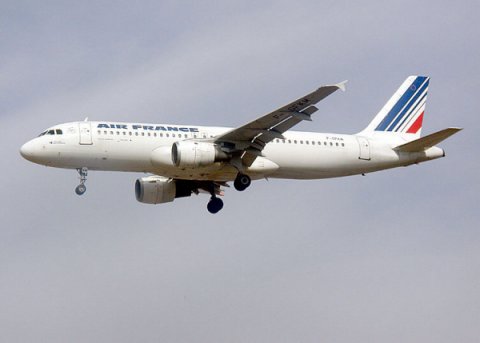 Retour cause problème ventilation d'un avion de Air France