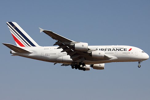 Atterrissage avec un moteur en panne d'un avion de Air France