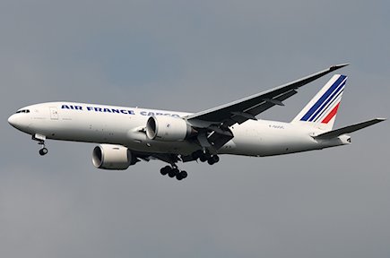Erreur de saisie de poids pour un avion de Air France Cargo