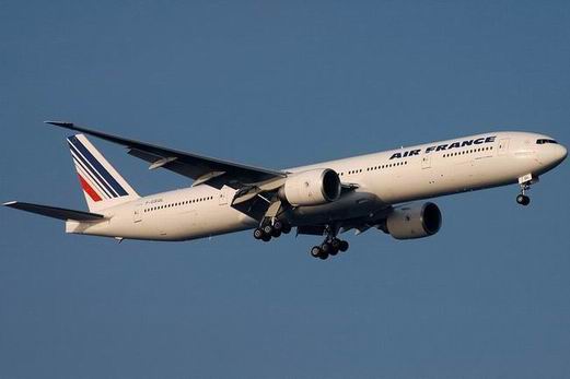 Retour cause problème de train d'un avion de Air France