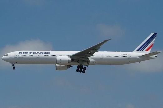 Retour cause problème de train d'un avion de Air France