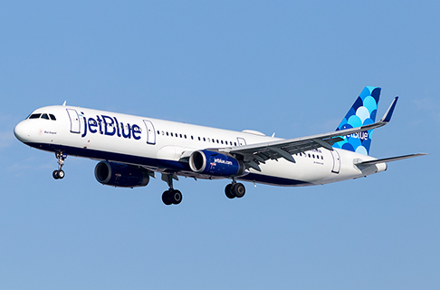 Retour cause ingestion aviaire d'un avion de jetBlue Airways