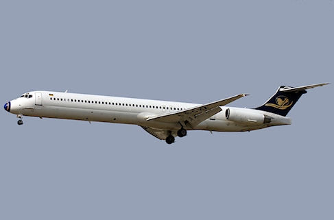 Problème de train au poser d'un avion de Iran Air Tour