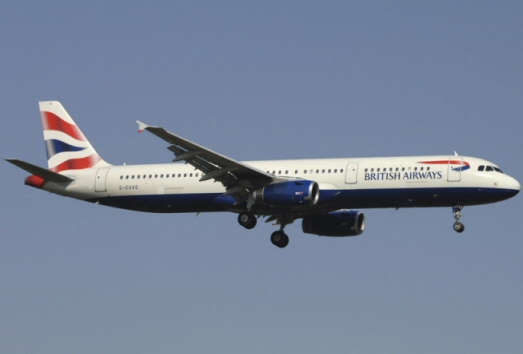 Retour cause problème de train d'un avion de British Airways
