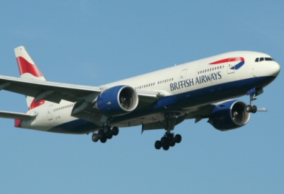 Retour cause indicateur de vitesse d'un avion de British