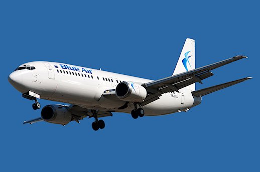 Retour cause choc aviaire d'un avion de Blue Air