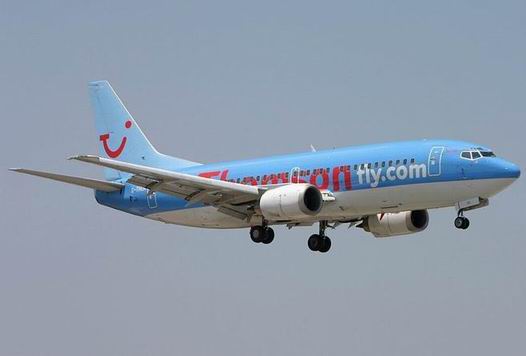 Problème de volets à l'atterrissage d'un avion de Thomson