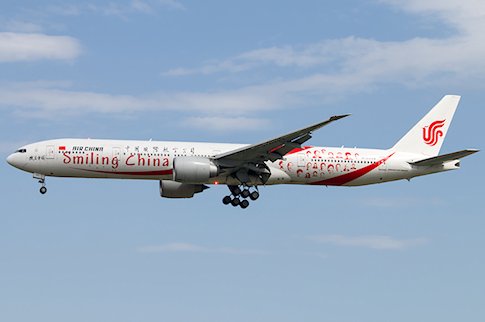 Retour cause technique d'un avion de Air China