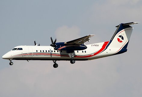 Un avion de Sunwest heurte deux daims à l'atterrissage