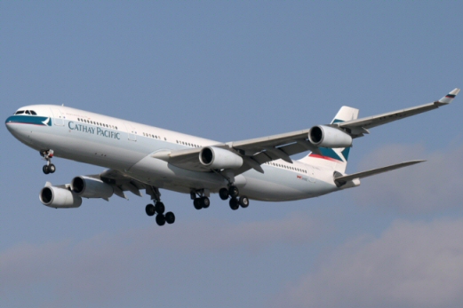 Retour cause volets d'un avion de Cathay Pacific Airways