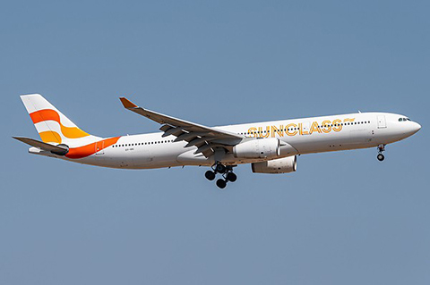Déroutement cause problème moteur d'un avion de Sunclass Airlines
