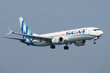 Éclatement de pneu d'un avion de SCAT Airlines