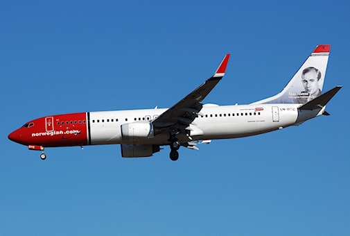 Problèmes électriques au roulage d'un avion de Norwegian