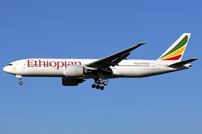 Un passager évite un incendie dans un avion de Ethiopian
