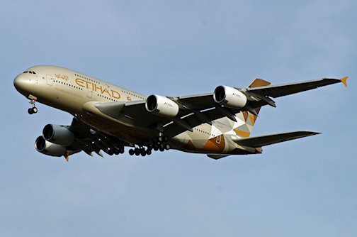 Retour cause problème technique d'un avion de Etihad Airways