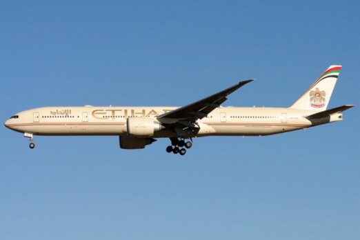 Déroutement cause technique d'un avion de Etihad Airways