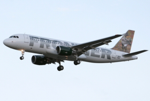 Urgence cause problème moteur d'un avion de Frontier Airlines