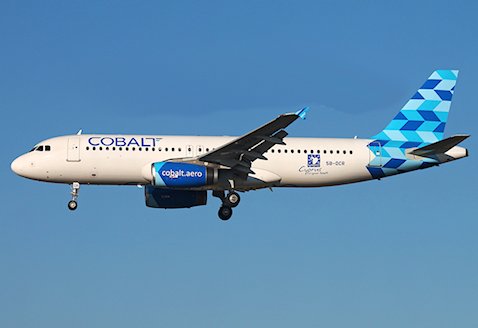 Retour cause problème de train d'un avion de Cobalt