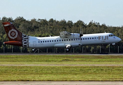 Retour cause feu moteur d'un avion de Fiji Airways