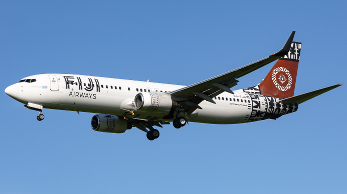 Retour cause problème moteur d'un avion de Fiji Airways