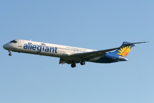 Problème de pressurisation et retour d'un avion de Allegiant