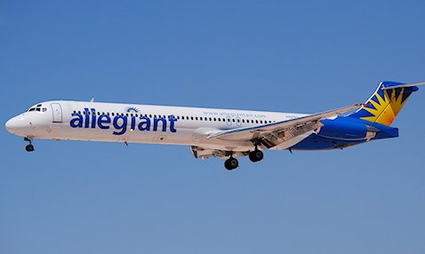 Arrêt-décollage cause moteur d'un avion de Allegiant Air