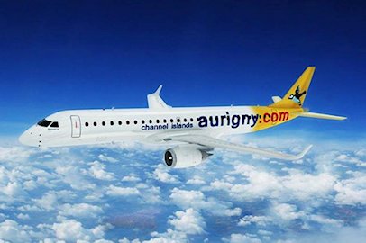 Retour cause choc aviaire d'un avion de Aurigny Air