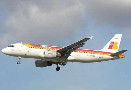 Interruption de décollage d'un avion de Iberia