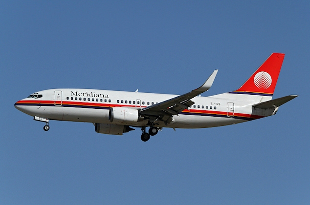 Un avion de Meridiana perd une roue au décollage