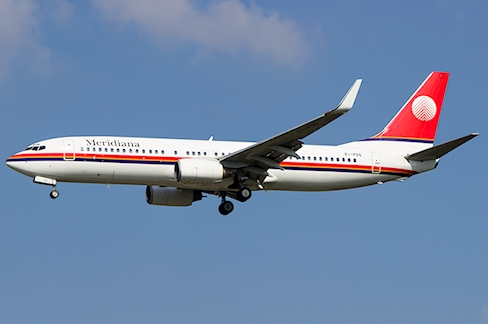 L'équipage décide que l'avion de Meridiana doit revenir