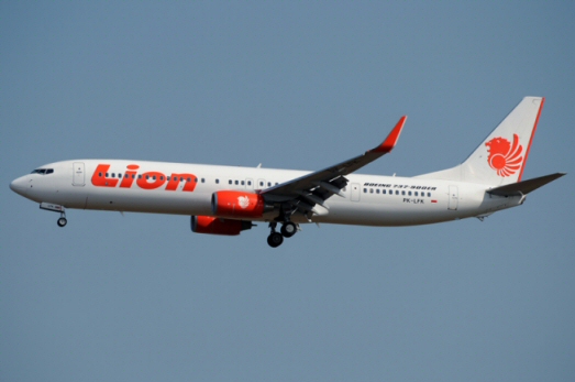 Passagers évacuent un avion de Lion Air après une explosion
