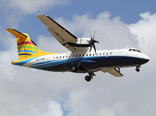 Retour cause problème moteur d'un avion de InterCaribbean Airways