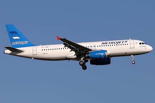 Déroutement cause passager violent d'un avion de Metrojet