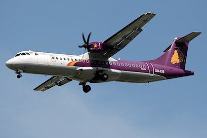 Sortie de piste à l'atterrissage d'un avion de Angkor Air