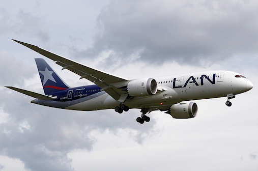 Retour cause fumée à bord d'un avion de LAN Airlines