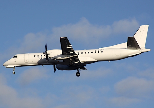 Incident grave d'un avion de Loganair après un foudroiement