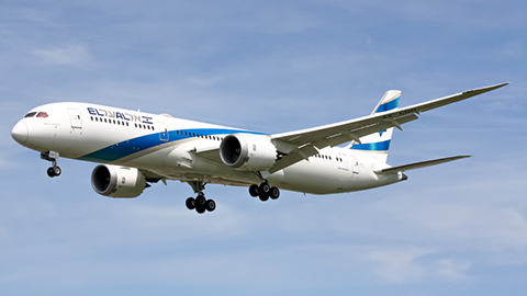 Déroutement cause problème moteur d'un avion de El Al