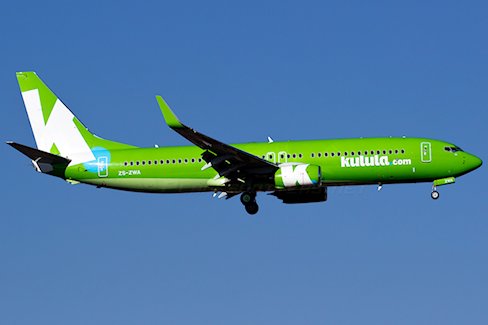 Retour cause ingestion aviaire d'un avion de Kulula