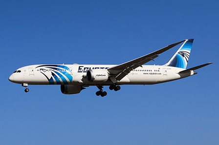 Déroutement cause pare-brise fêlé d'un avion de EgyptAir