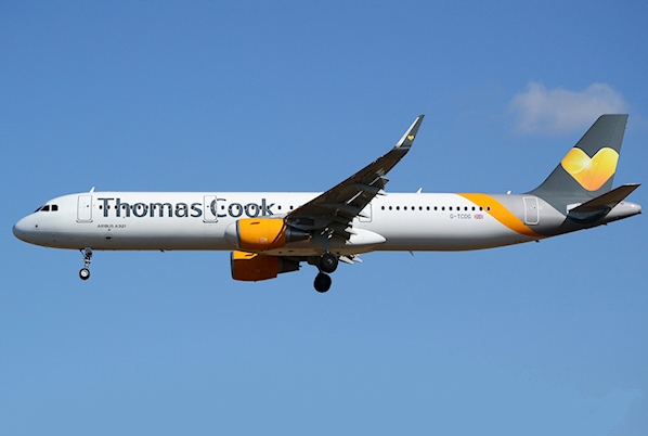 Déroutement pour ingestion aviaire d'un avion de Thomas Cook