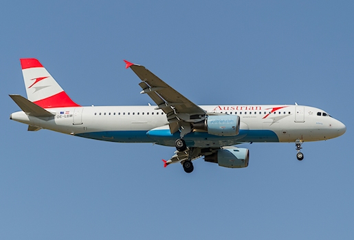 Six passagers saouls arrêtés à bord d'un avion de Austrian