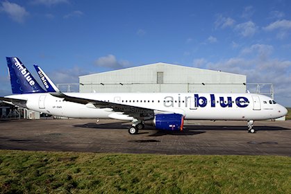 Retour cause problème moteur d'un avion de Airblue