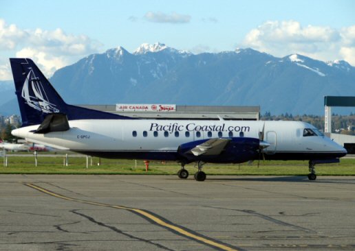 Urgence impact de foudre d'un avion de Pacific Coastal Air